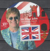 Gibraltar - 2004 300th Ann. Of British Gibraltar - Elton John Concert MS. MNH** - Gibraltar