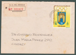 1981 URUGUAY Recommended Cover International Olympic Games -Comité International Olympique Moscu 80 - Sommer 1980: Moskau