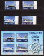 Gibraltar - Cruise Liners.Transportation/Ships.S/S And Stamps. MNH** - Gibraltar