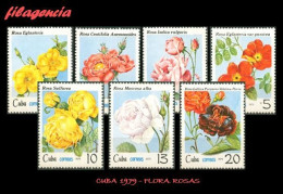 CUBA MINT. 1979-18 FLORA. ROSAS - Unused Stamps