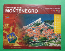 Interactive Cd Postcard, Music CD - Greeatings From Montenegro - Kotor Old Town - Montenegro