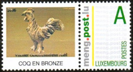 LUXEMBURG, LUXEMBOURG, 2006, MI 1711,  MI 1A, PERSONALISIERTE MARKE,  COQ EN BRONZE,  POSTFRISCH, NEUF - Ungebraucht