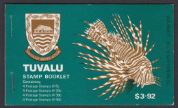 00809/  Tuvalu 1979 MNH Booklet $3.92 Fish (1st Series) - Tuvalu