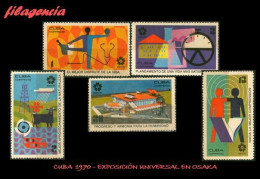 CUBA MINT. 1970-04 EXPOSICIÓN UNIVERSAL DE OSAKA - Neufs