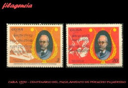 CUBA MINT. 1970-13 CENTENARIO DEL FUSILAMIENTO DE PERUCHO FIGUEREDO - Unused Stamps