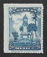 SD)1923 MEXICO MONUMENT TO JOSEFA ORTIZ 20C SCT 656, WMK. 156, MNH - Mexico