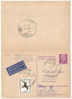 DDR GDR Deutschland Ganzsache Postal Stationery Mi.P74 With Reply 1966 - Postcards - Used