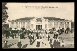 13 - MARSEILLE - FOIRE INTERNATIONALE D'ELECTRICITE DE 1908 - LE GRAND PALAIS - Exposición Internacional De Electricidad 1908 Y Otras