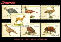 CUBA MINT. 1970-19 FAUNA SILVESTRE CUBANA - Nuovi