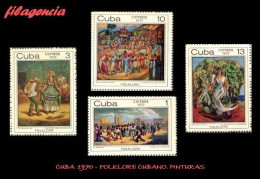 CUBA MINT. 1970-20 FOLKLORE CUBANO. PINTURAS - Ongebruikt