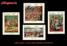 CUBA MINT. 1970-20 FOLKLORE CUBANO. PINTURAS - Nuevos