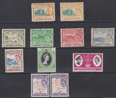 00829/ St Kitts & Nevis 1952+ Mint + Used 11 Items - Collections (sans Albums)