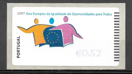 Portugal - 2007 - Etiquetas 2007 - Ano Europeu Da Igualdade De Oportunidades Para Todos - MNH - Neufs