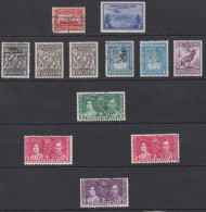 00832/ Newfoundland 1928+ Used Collection 12 Items Inc Nice Silver Jubille 1937 Set - Collections (sans Albums)