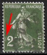 (A8) France Stamps 1925 (2 C) With Printing Error - Used - Used Stamps