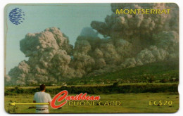 Montserrat - PYROCLASTIC FLOW - 124CMTB (POOR) - Montserrat