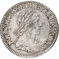 France, Louis XIII, 1/12 Ecu, 2ème Poinçon De Warin, 1642, Paris, Argent, TTB - 1610-1643 Louis XIII The Just