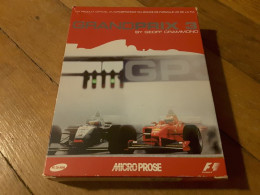 Grand Prix 3 By Geoff Crammond Micro Prose Big Box Produit Officiel Du Championnat Du Monde De Formule Un De La FIA - Giochi PC
