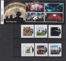 00868/ Great Britain 2016 Pink Floyd  Sg3849/54 + MS3855 MNH Full Set Nice ! - Unused Stamps