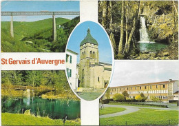 St Gervais D'Auvergne - 1976 - Le CEG # 5-21/10 - Saint Gervais D'Auvergne