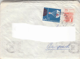 Yugoslavia 1964. Cover Zagreb To Belgrade With Red Cross Week Stamp 5d Cancelled - Storia Postale