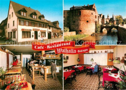 73845976 Buedingen Hessen Cafe Restaurant Walhalla Gaststube Bar Teilansicht Bue - Autres & Non Classés
