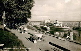 73692351 Goetterswickerhamm Niederrhein Uferpromenade Am Rhein Bootsanleger Fahr - Voerde