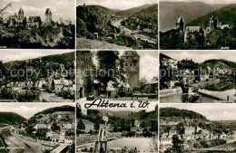 73692169 Altena Lenne Burg Teilansicht Burghof Mit Buehne Panorama Lennetal Frei - Altena