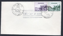 1958  Pagoda , Hué  FDC  Sc 101, 105 - Viêt-Nam