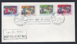 1959  Trung Sisters On Elephants Set Of 4 On FDC  Sc 108-111 - Vietnam