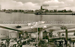 73691778 Emmerich Rhein Blick Ueber Den Rhein Zur Stadt Restauration Zum Goldene - Emmerich