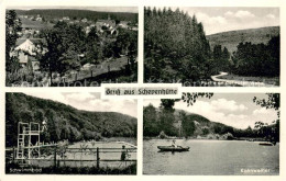 73691754 Schevenhuette Totalansicht Partie An Der Roten Wehe Schwimmbad Freibad  - Stolberg
