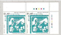 Hong Kong 2005, Bird, Birds, Duck, 2x 1v, MNH** (Split From Set Of 4v) - Entenvögel