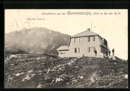 AK Gemeindealpenhütte, Berghütte Mit Oetscher  - Sonstige & Ohne Zuordnung