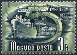 Hungary 1951 - Mi 1183 - YT 937B ( Five Years Plan : Maritime Transport ) - Usati