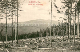 73691071 Schierke Harz Waldpartie Mit Blick Zum Wurmberg Schierke Harz - Schierke