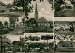 73690875 Schneverdingen Am Markt Strasse Nach Heber Landhaus Hoepen Kirche Fernb - Schneverdingen