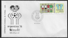 Argentina FDC Sc. 1189.   Football World Cup 1978, Argentina.  FDC Cancellation On FDC Envelope - FDC