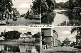 73690609 Nienburg Weser Langestrasse Stadtgraben Weserschloesschen Hafenstrasse  - Nienburg