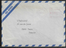 Argentina. Meter Air Mail Letter, Sent From Buenos Aires On 15.02.84 To France. - Brieven En Documenten