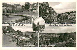 73690558 Bad Segeberg Am Marktplatz Der Kalkberg Kurhausterrasse Blick Vom Wasse - Bad Segeberg