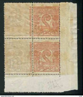 Cifra Cent. 2 Varietà Decalco Completo - Unused Stamps