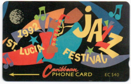 St. Lucia - Jazz Festival 1992 ($40) - 8CSLC - Santa Lucía