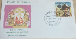 O) 1941 WALLIS AND FUTUNA, SCOUTS,  OLORD BADEN POWELL,  FDC XF - Sonstige & Ohne Zuordnung