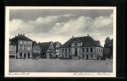 AK Quakenbrück, Marktplatz Mit Rathaus  - Quakenbrueck
