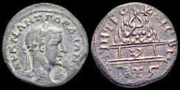 Cappadocia  Caesarea  Gordian III AE26 Agalma Of Mount Argaeus - Provinces Et Ateliers