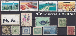 Mixed China Stamps Collection #10, With #2741-4 Set Of 4, MNH - Colecciones & Series