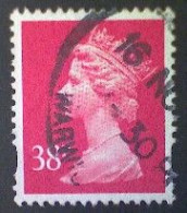 Great Britain, Scott #MH227, Used(o), 1993, Machin: Queen Elizabeth II, 38p, Red - Machin-Ausgaben