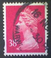 Great Britain, Scott #MH227, Used(o), 1993, Machin: Queen Elizabeth II, 38p, Red - Machins