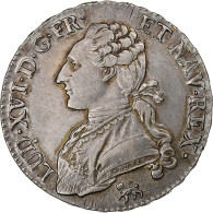 France, Louis XVI, 1/2 ECU, 44 Sols, 1/2 Écu, 1791, Paris, Argent, TTB+ - 1774-1791 Louis XVI